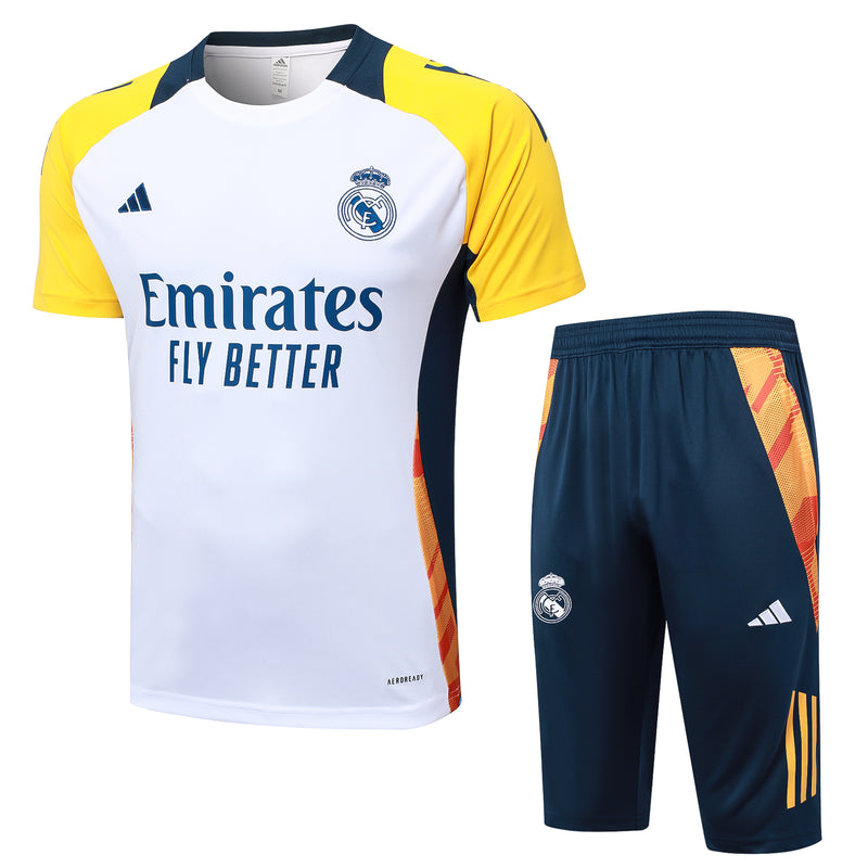Conjunto de Manga Curta Real Madrid 24-25
