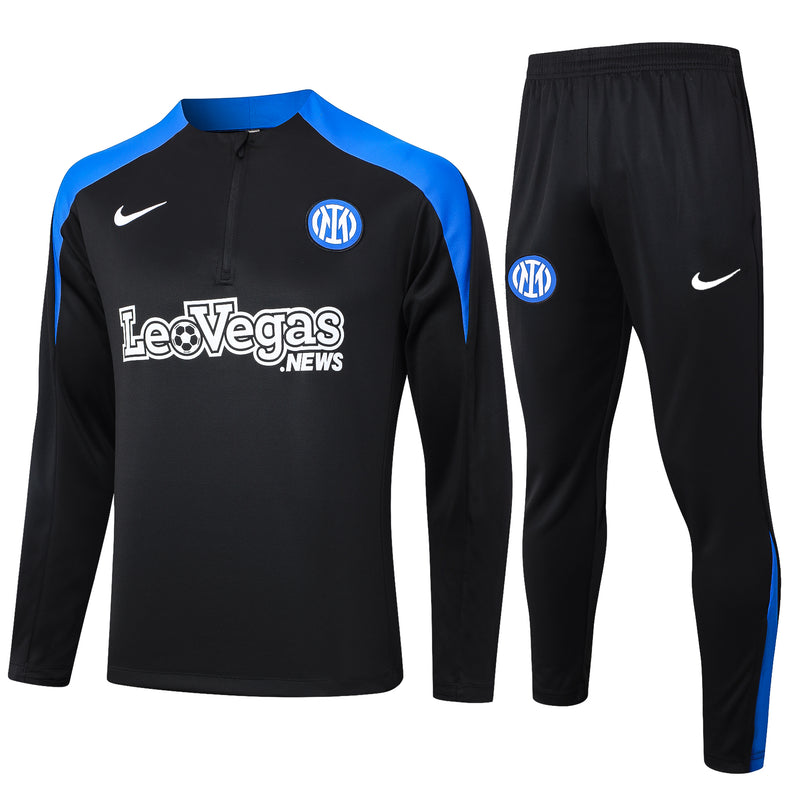 Conjunto de Trenio Inter de Milão 24-25 de Manga Longa