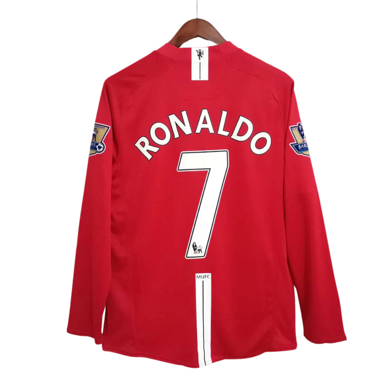 Camisa Retro do Manchester United Home 2007-09 Ronaldo