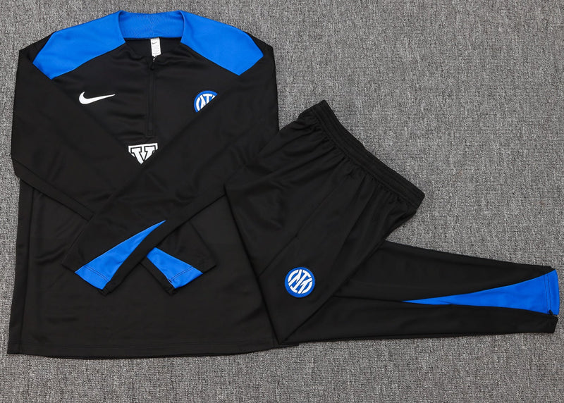 Conjunto de Trenio Inter de Milão 24-25 de Manga Longa