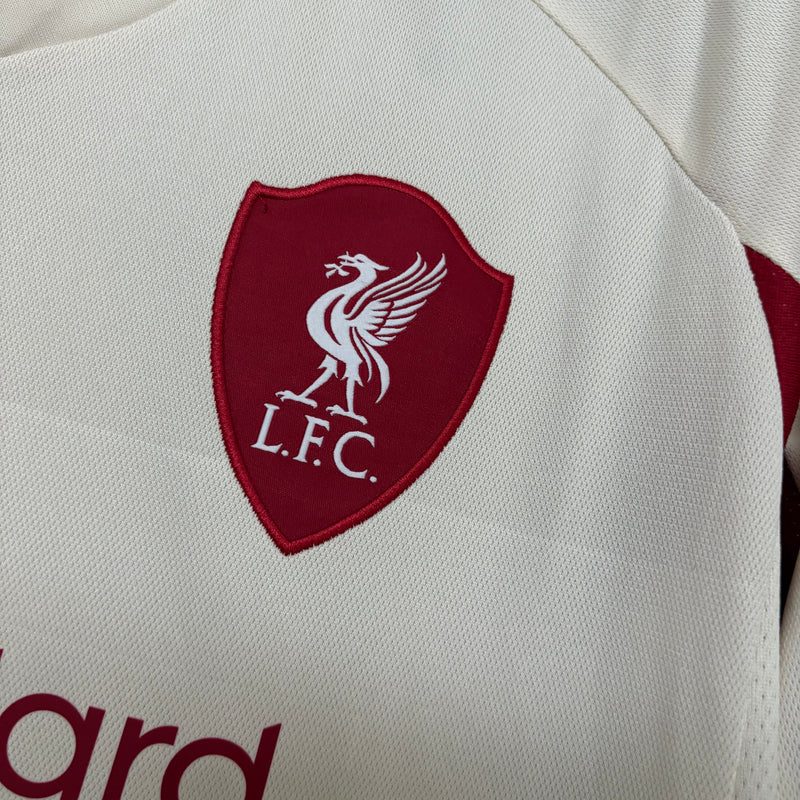Camisas Liverpool 25/26 Adidas Torcedor Masculina - BEGE II