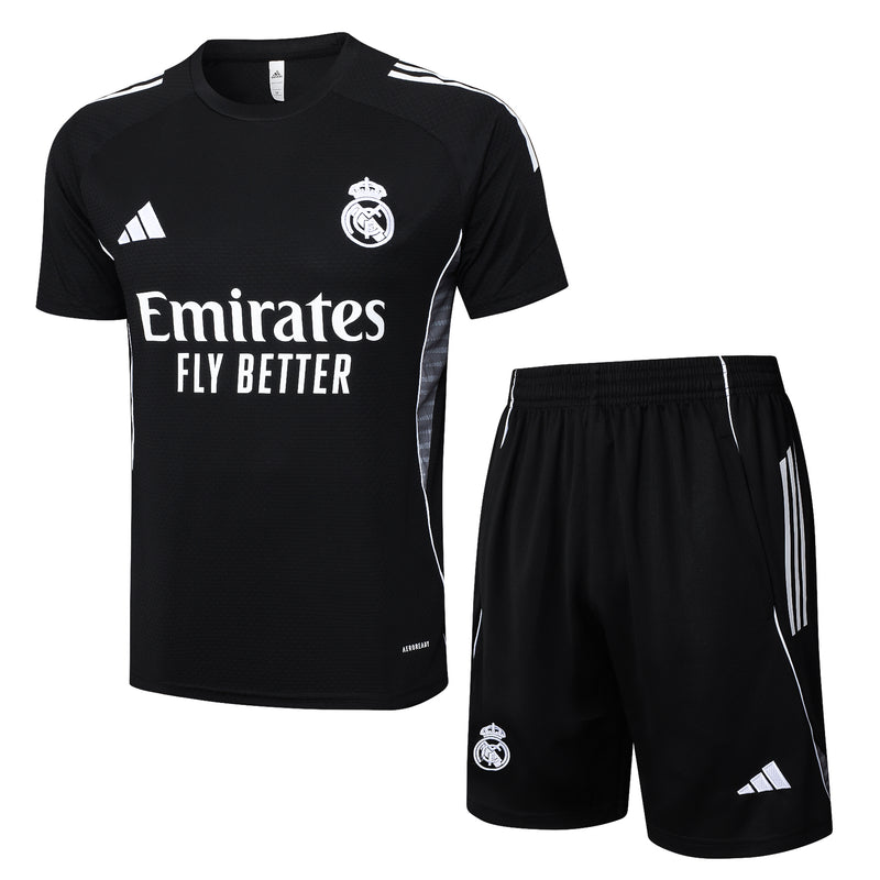 Conjunto de Jogo Real Madrid Manga Curta 25-26