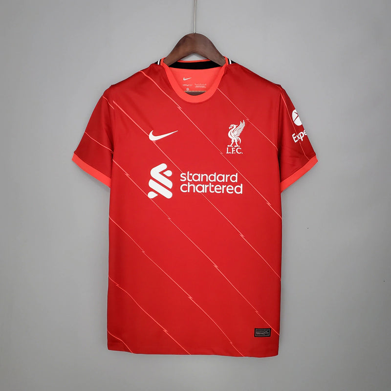 Camiseta Liverpool I 21/22 Nike - Vermelho
