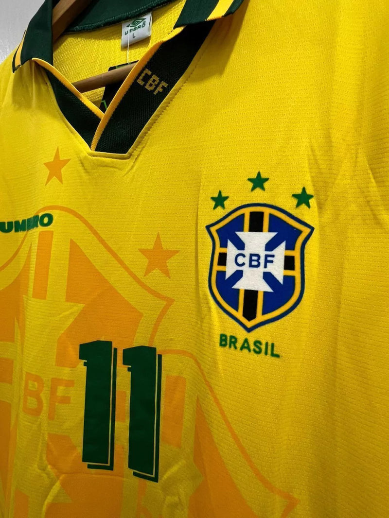 Camisa Retro Umbro Brasil Copa 1994 - Romário