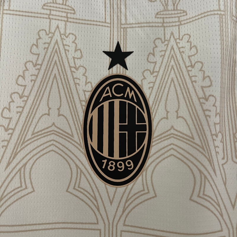Camisa AC Milan 23/24 Bege