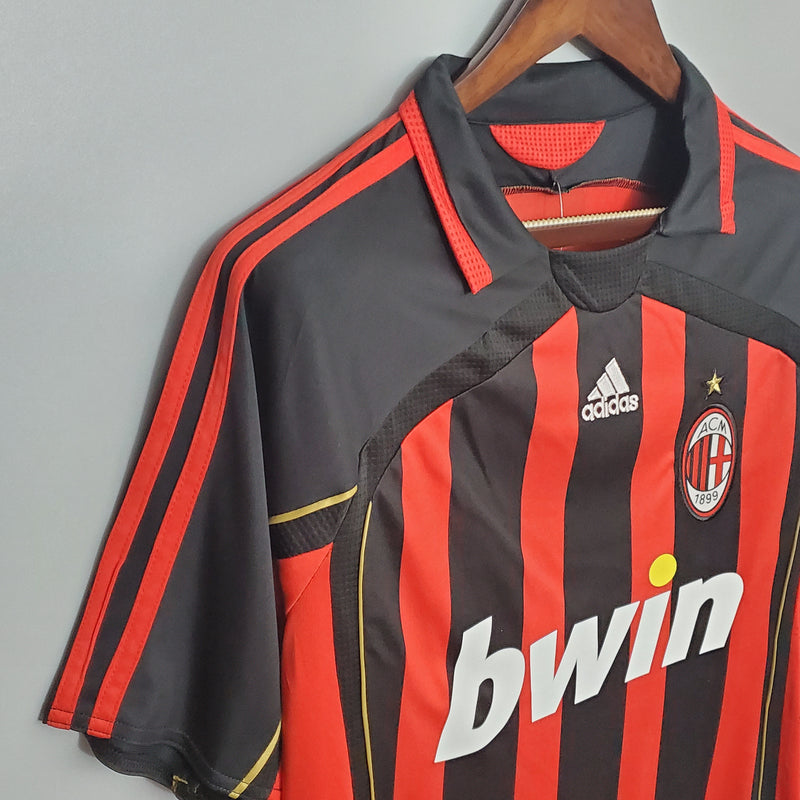 Camisa Retro 06/07 AC Milan home
