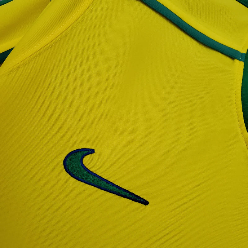 Camisa Retro Brasil 1998 home