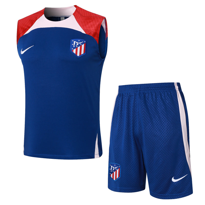 Conjunto Sem Manga Atletico Madrid 24-25 - Azul