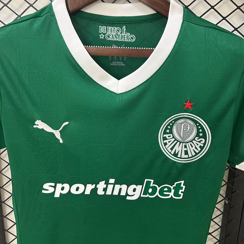 Camisa do Palmeiras I 25 Puma Feminina Torcedora