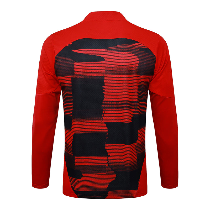 Conjunto de Trenio AC Milan 24-25 de Manga Longa