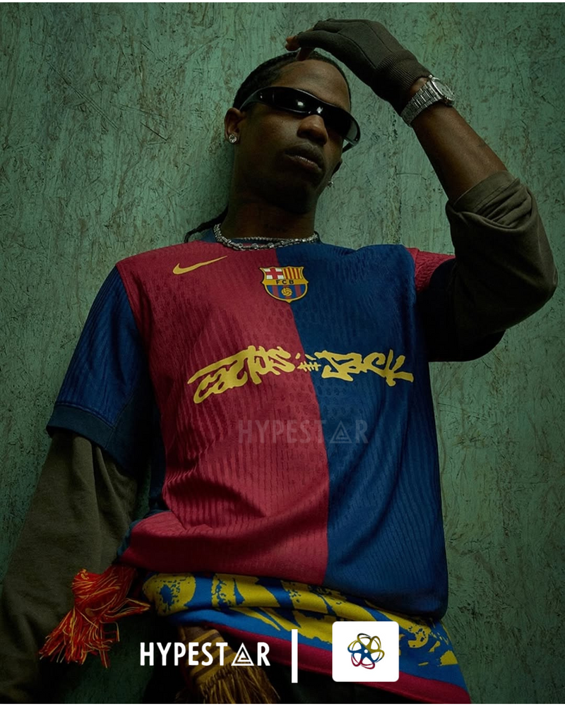 Camisa Barcelona Travis Scott Cactus Jack 2024/25