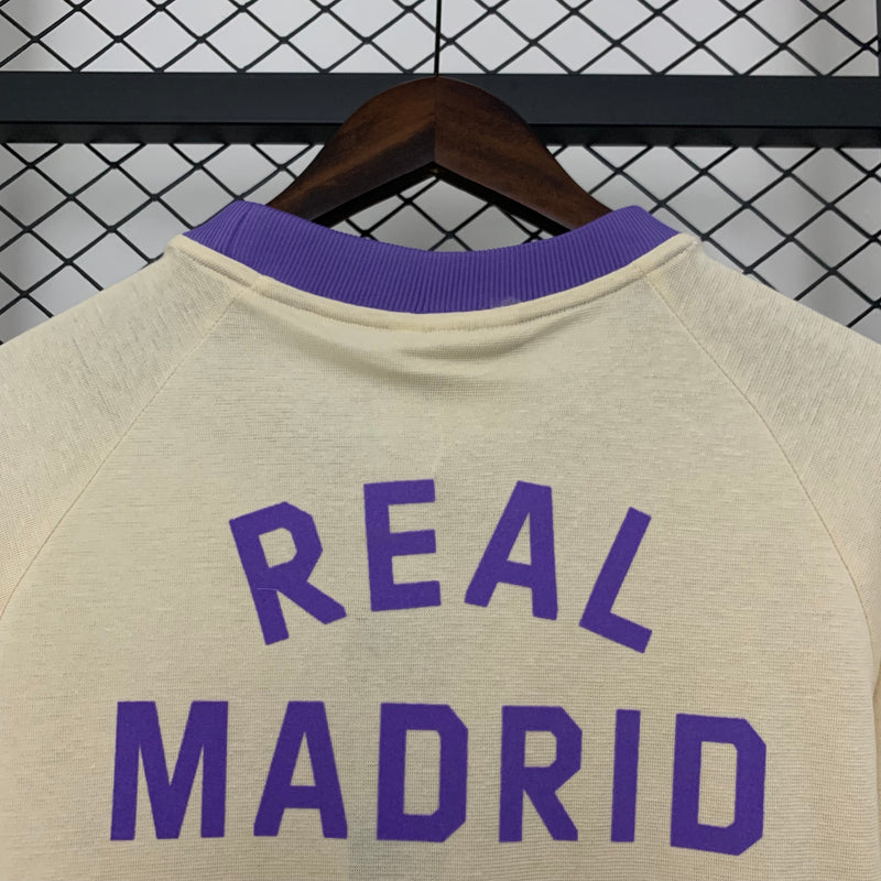 Camiseta de algodão do Real Madrid