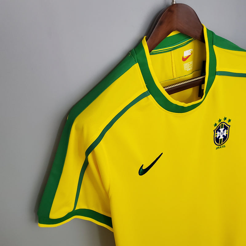Camisa Retro Brasil 1998 home