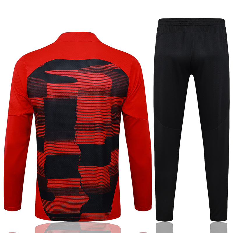 Conjunto de Trenio AC Milan 24-25 de Manga Longa