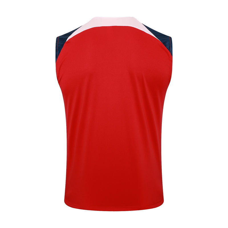 Conjunto Sem Manga Atletico Madrid 24-25 - Vermelha