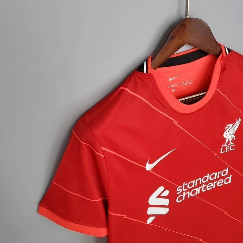 Camiseta Liverpool I 21/22 Nike - Vermelho