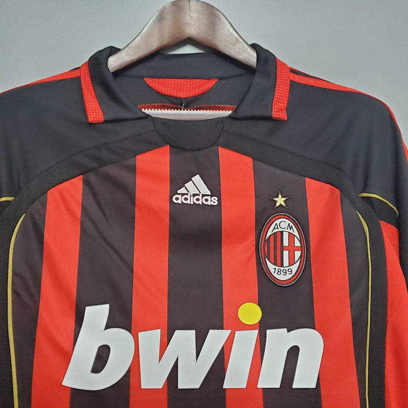 Camisa Retro 06/07 AC Milan home