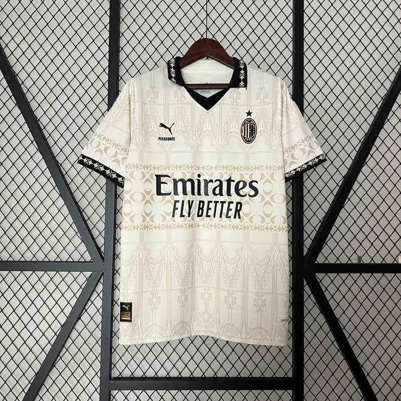 Camisa AC Milan 23/24 Bege