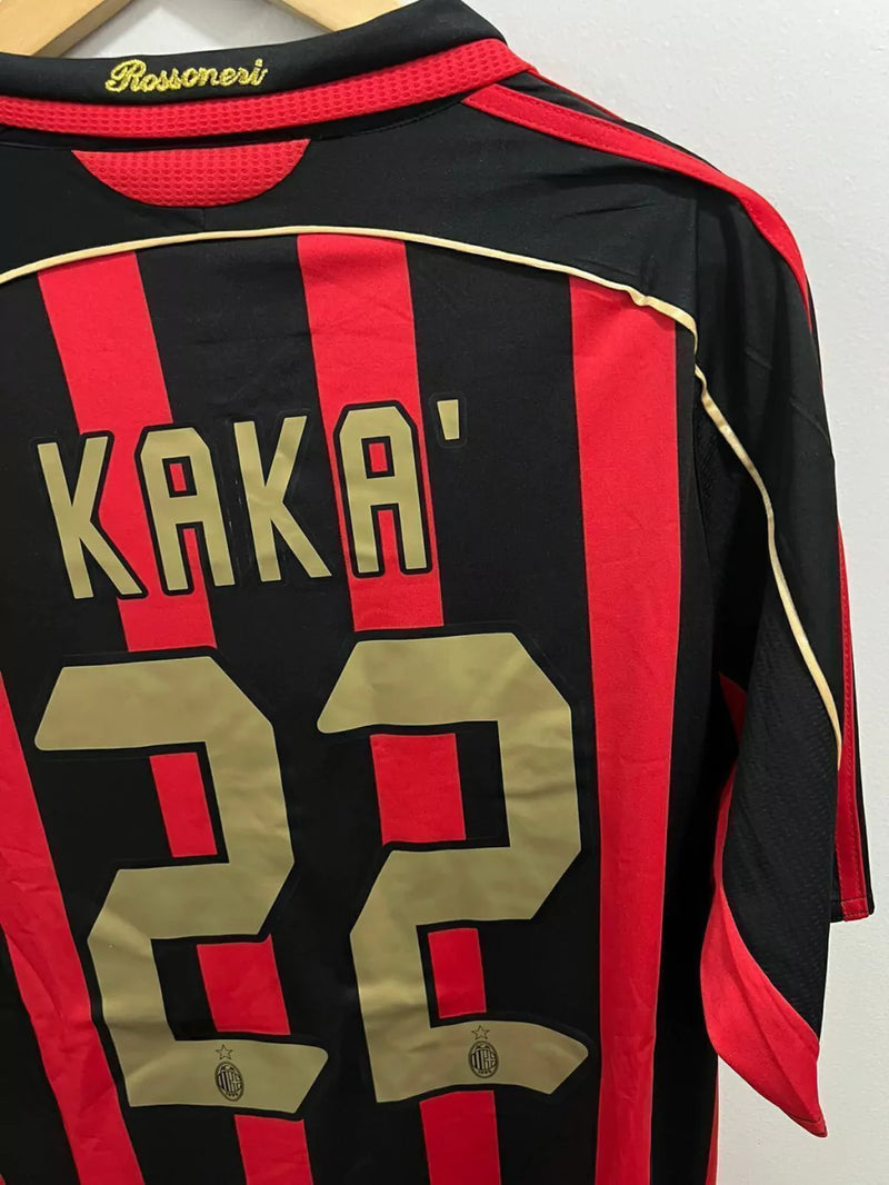 Camisa Retrô adidas Milan 2007 home - Kaká 22