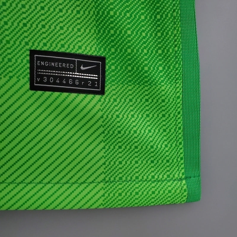 Camiseta Goleiro Liverpool I 21/22 Nike - Verde+Preto