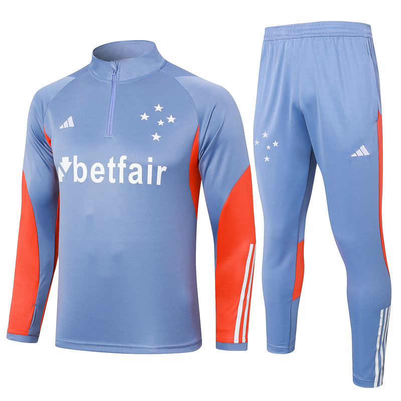 Kit de Treino Manga Longa Cruzeiro 24-25