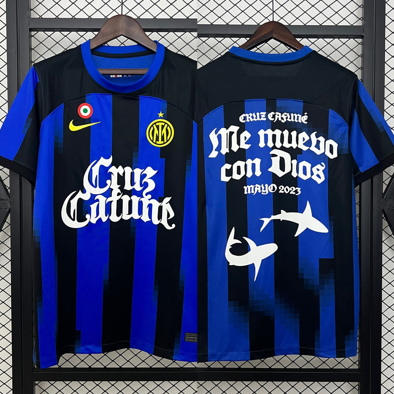 Camisa Inter de Milão Home 24/25 Come Cruz CA Fun