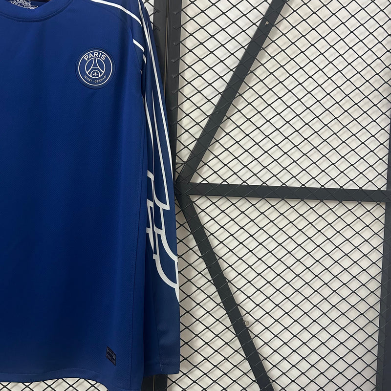Camisa de Jogo 24/25 PSG de manga comprida