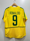 Camisa Retrô Nike Brasil 2002 - Ronaldo 9