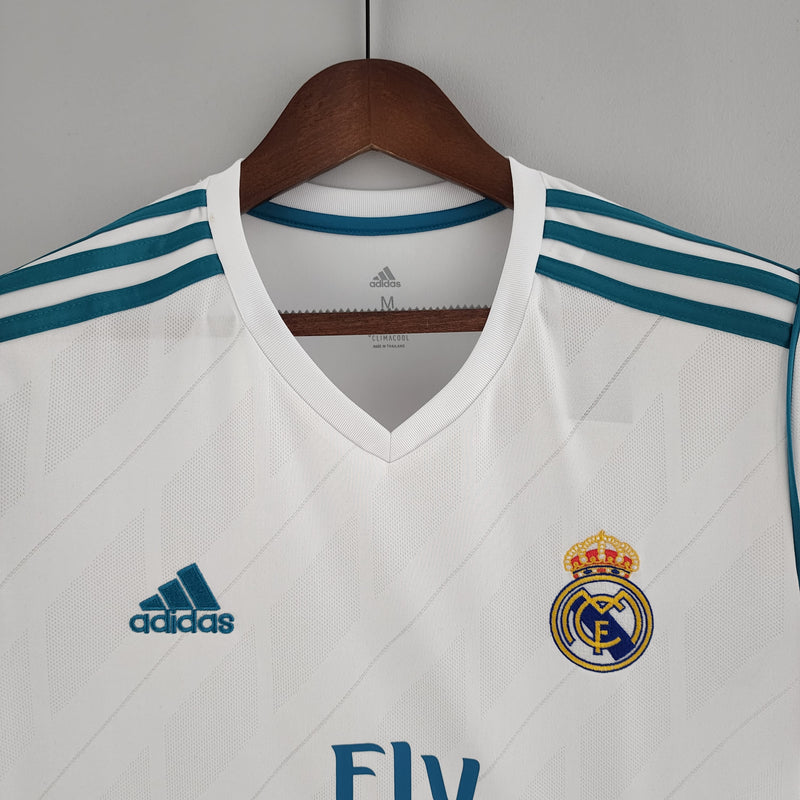Camisa Retro 17/18 Real Madrid home