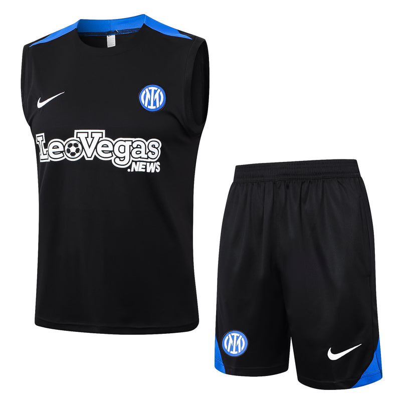 Conjunto de Treino sem Manga da Inter de Milão 24-25