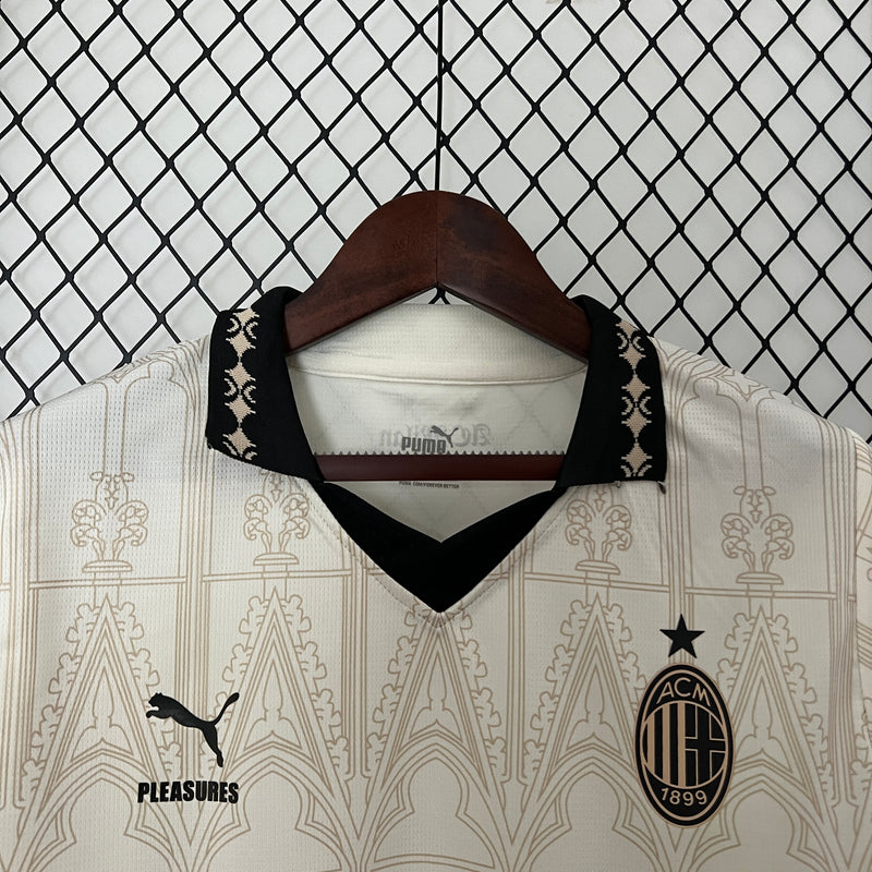 Camisa AC Milan 23/24 Bege