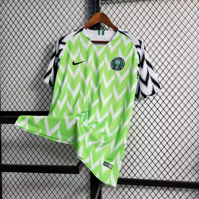 Camisa Seleção Nigéria Retrô Home 18/19 Torcedor Nike Masculina - Verde