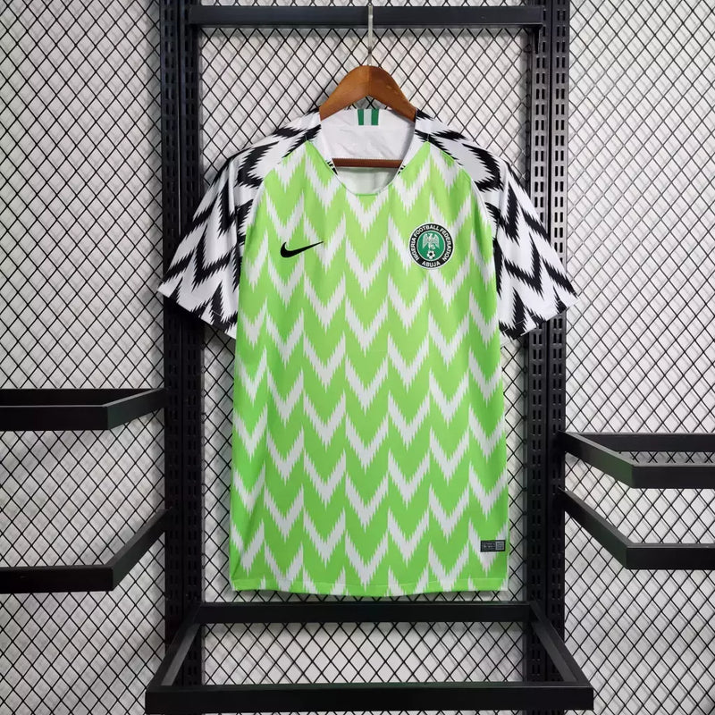 Camisa Seleção Nigéria Retrô Home 18/19 Torcedor Nike Masculina - Verde
