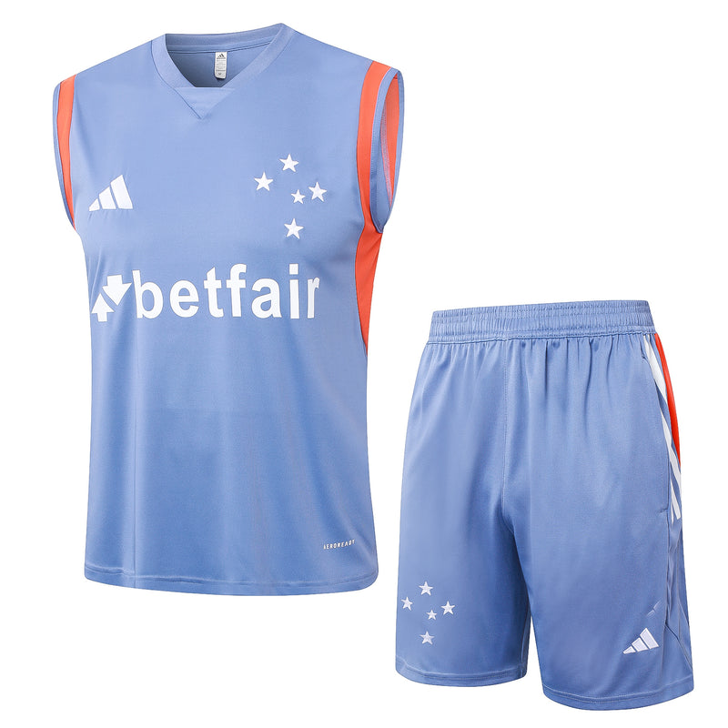 Kit de Treino Sem Manga Cruzeiro 24-25