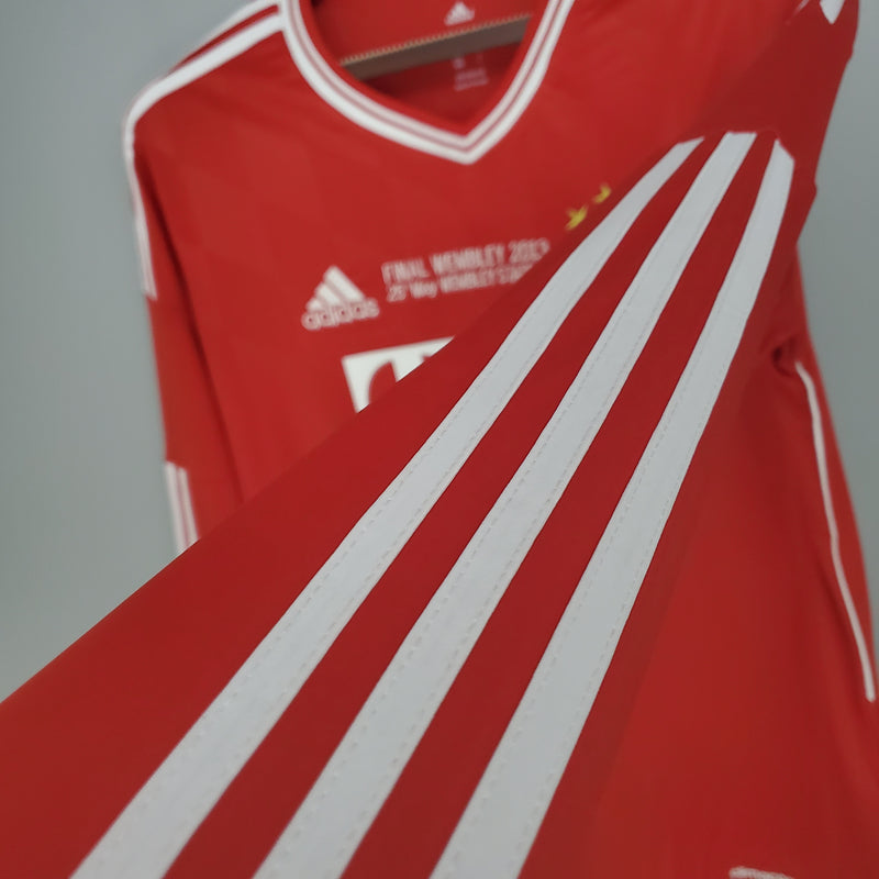 Camisa Retro Manga Longa Bayern Munich Final da Champions League 2013 - home
