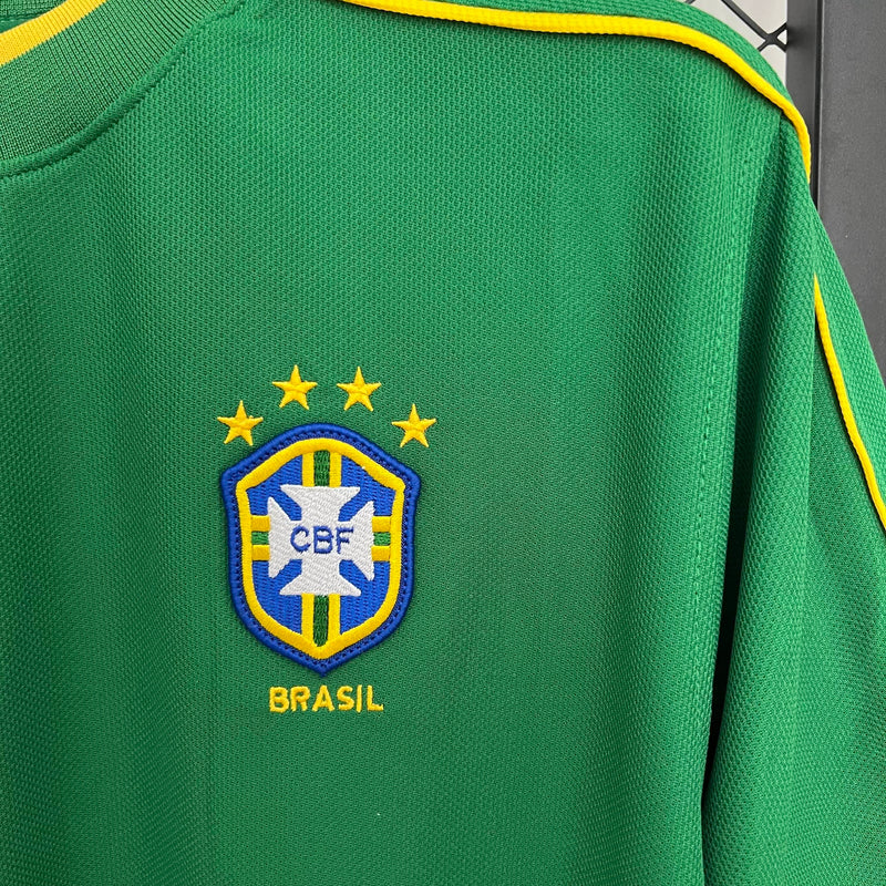 Camisa Retro Brazil 1998 Goleiro - Verde