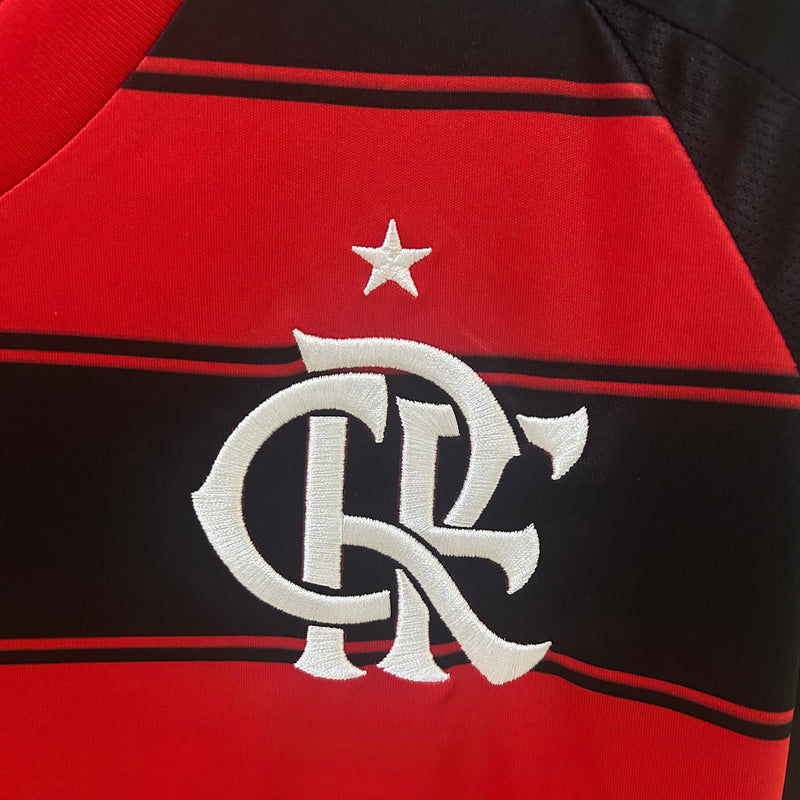 Camisa Flamengo Home 25/26 Manga Longa