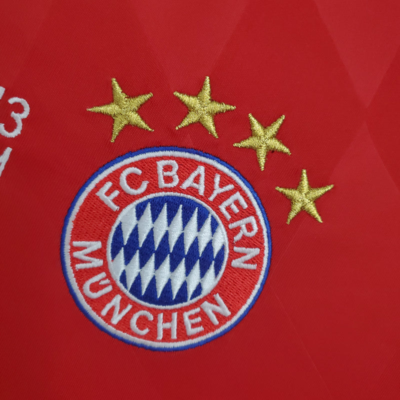 Camisa Retro Manga Longa Bayern Munich Final da Champions League 2013 - home