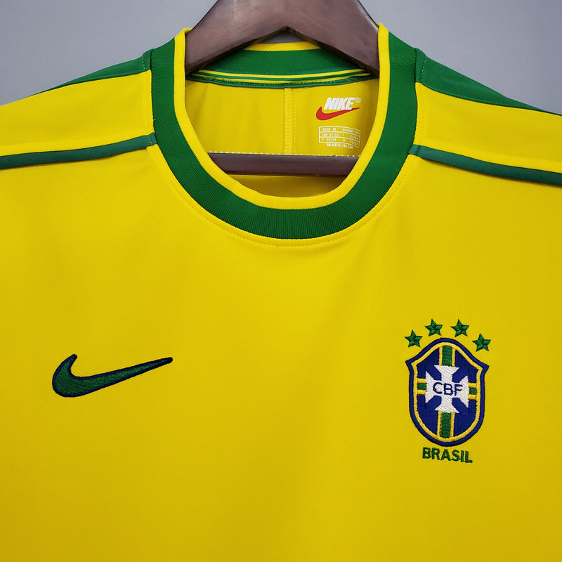 Camisa Retro Brasil 1998 home