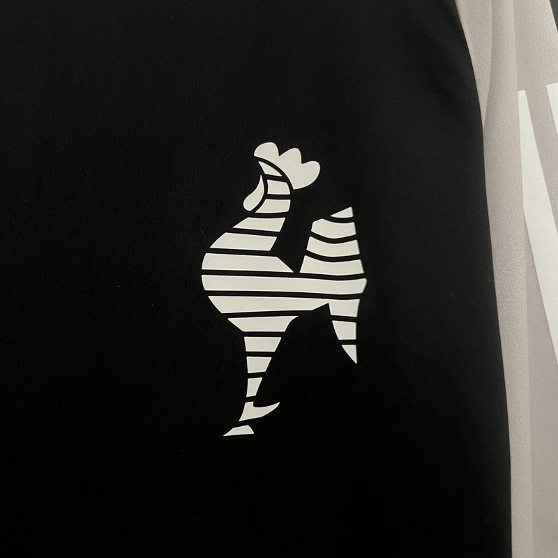 Camisa Atlético Mineiro Casa 24/25 Sem Patrocínios - Versão Torcedor Masculino - Adidas - Preto com Listras Brancas (Cópia)