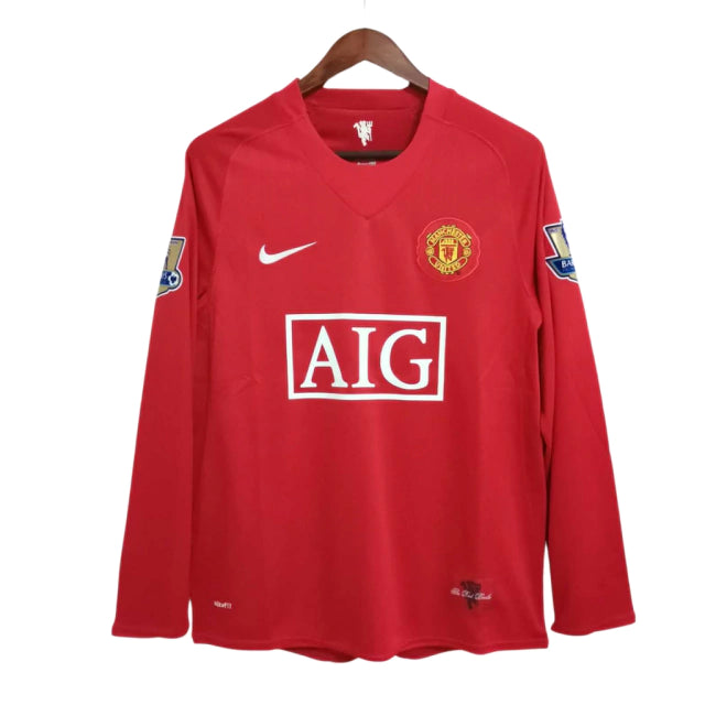 Camisa Retro do Manchester United Home 2007-09 Ronaldo