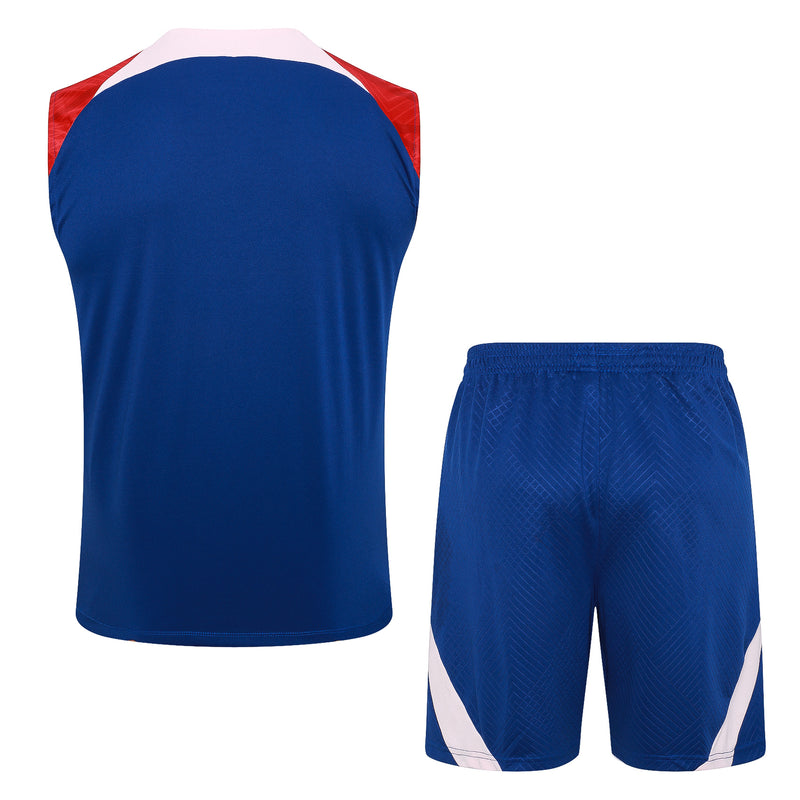 Conjunto Sem Manga Atletico Madrid 24-25 - Azul