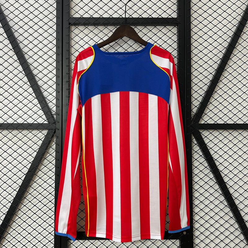 Camisa Retro de Manga Longa do Atletico Madrid - Total 90 - Spider Man - 04/05
