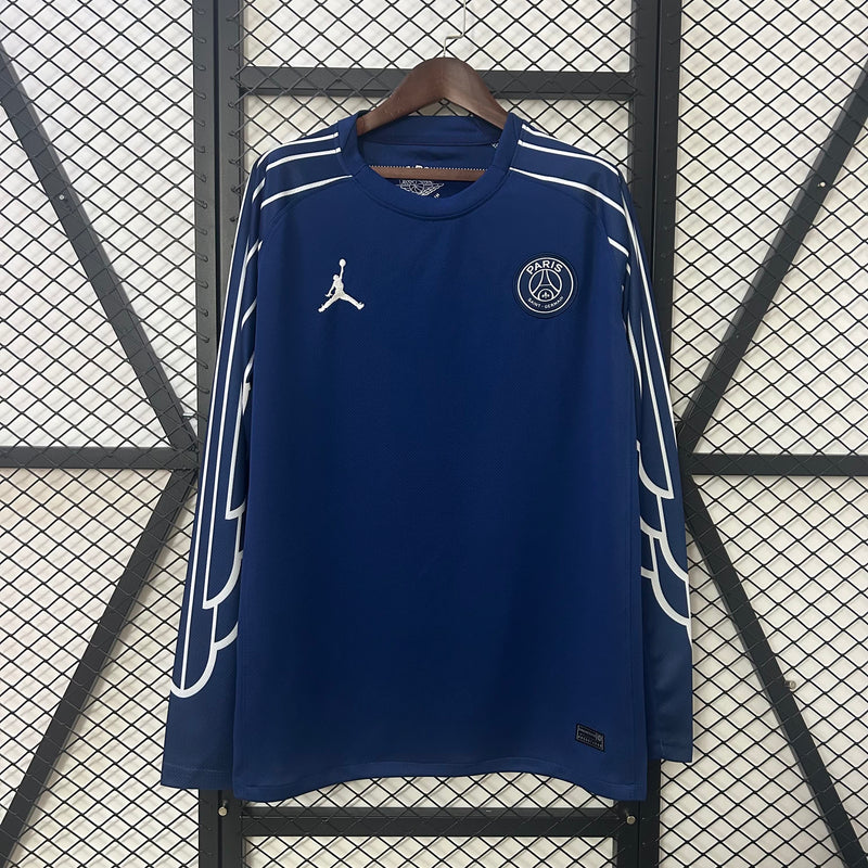 Camisa de Jogo 24/25 PSG de manga comprida