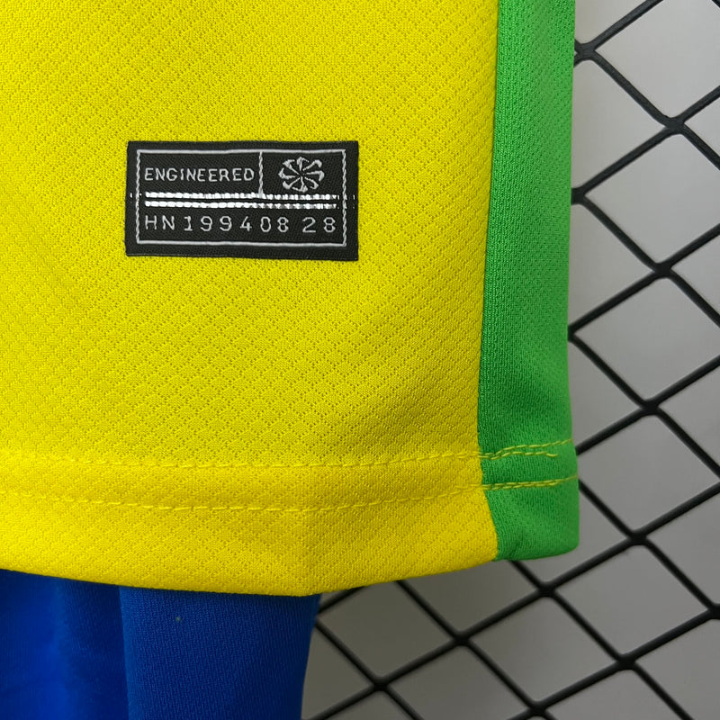 Conjunto Kids Brasil 25/26 - Home