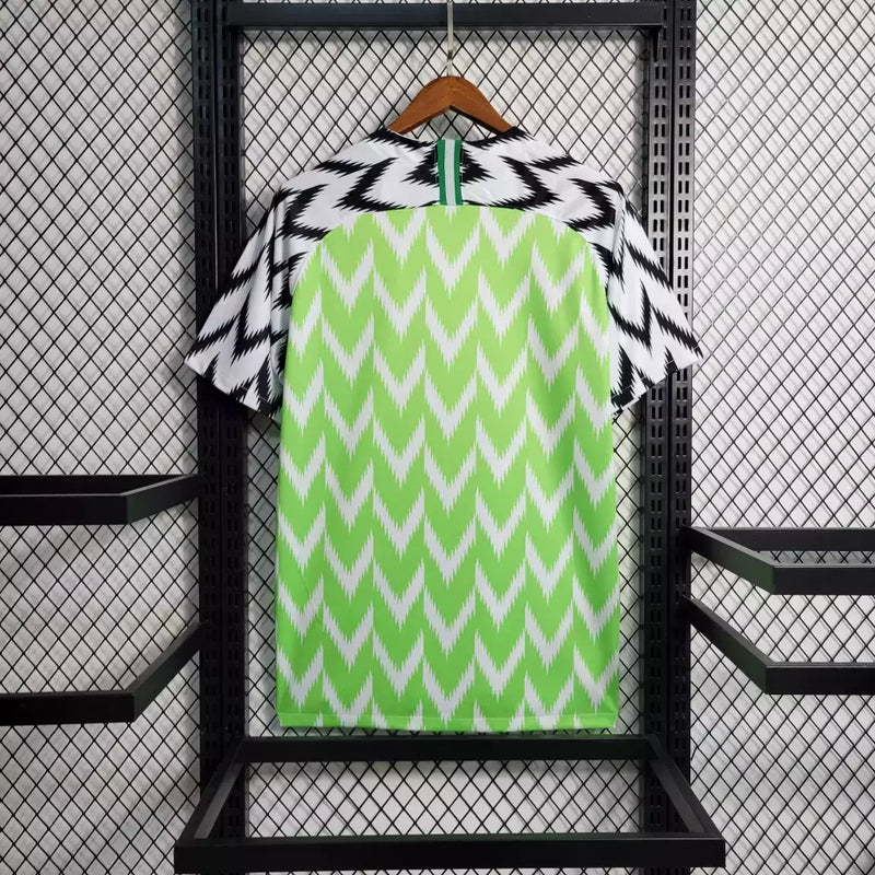 Camisa Seleção Nigéria Retrô Home 18/19 Torcedor Nike Masculina - Verde