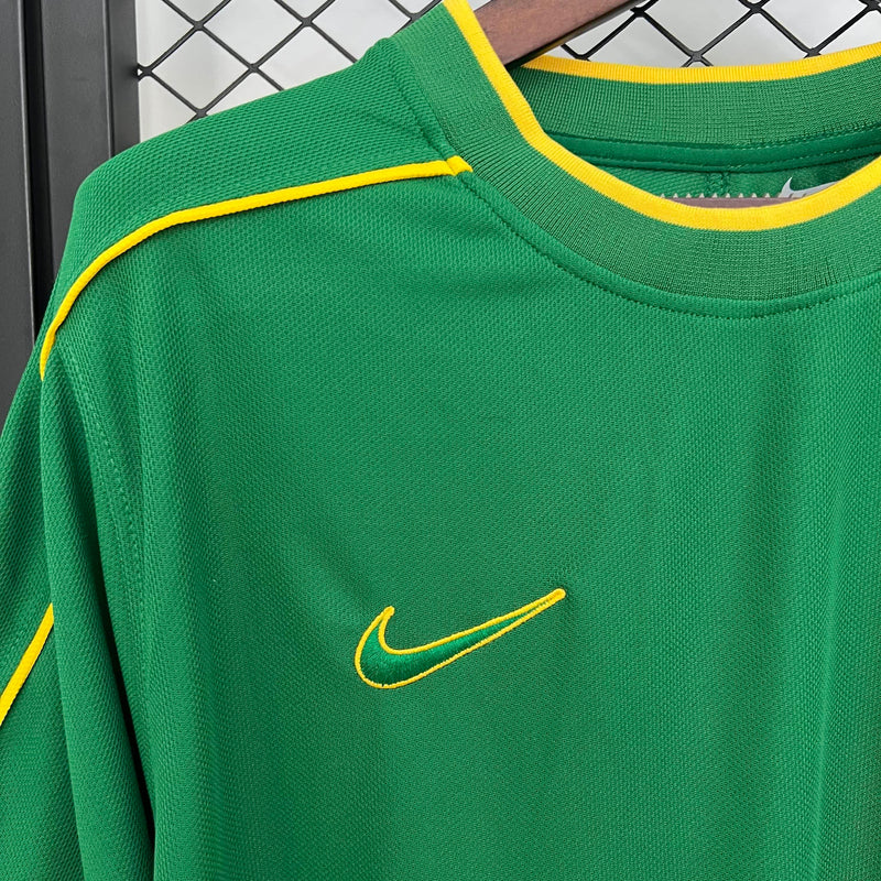 Camisa Retro Brazil 1998 Goleiro - Verde