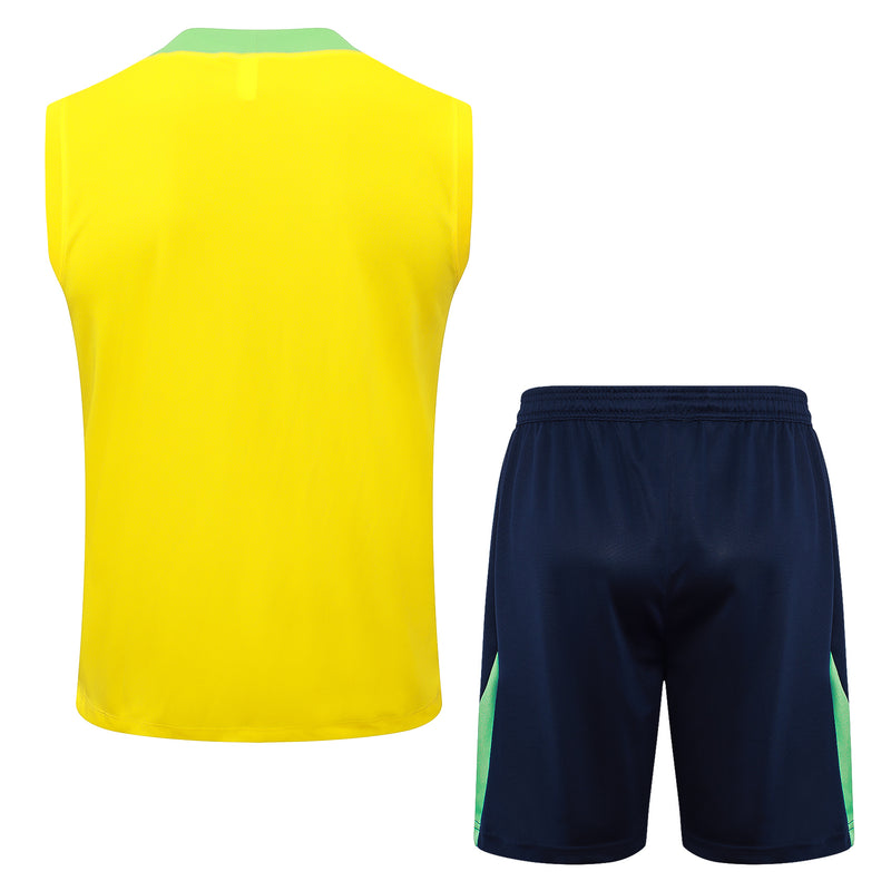 Conjunto do Brasil Sem Manga 24-25
