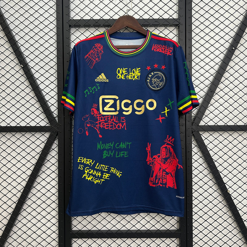 Camisa Ajax Branca 25/26 - Ed. Especial Bob Marley UN-2
