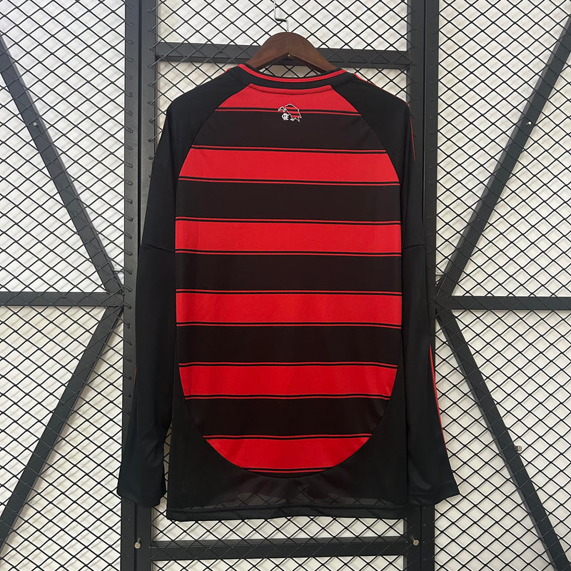 Camisa Flamengo Home 25/26 Manga Longa